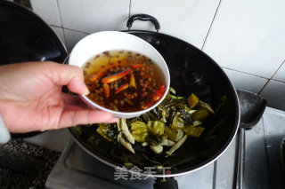 酸菜嫩笋肉片的做法步骤：8