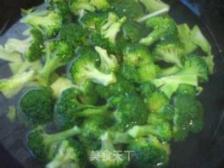 鲍汁西兰花杏鲍菇仔的做法步骤：3