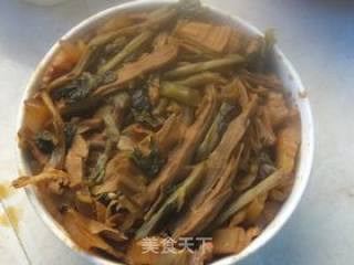 橄榄菜笋干扣肉的做法步骤：13