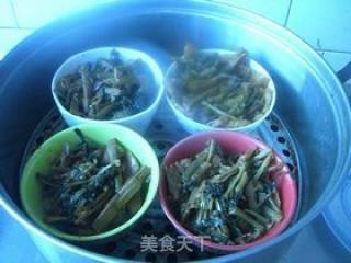 橄榄菜笋干扣肉的做法步骤：14