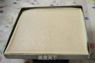 方形戚风蛋糕块的做法步骤：8