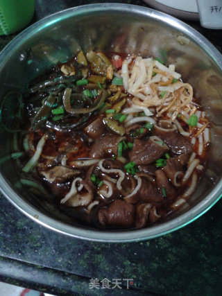 酸辣肥肠粉的做法步骤：6