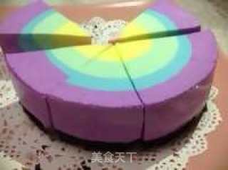 彩虹慕斯蛋糕的做法步骤：15