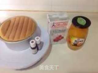 渐变玫瑰花奶油蛋糕的做法步骤：1