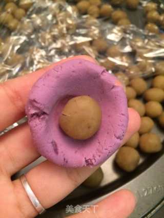 紫薯板栗汤圆（附板栗榕馅做法）的做法步骤：17