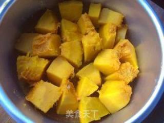 南瓜板栗乳酪蛋糕的做法步骤：6