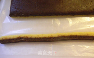 双色小棋格饼干的做法步骤：7