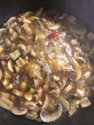 鸡肉蘑菇炖土豆的做法步骤：8