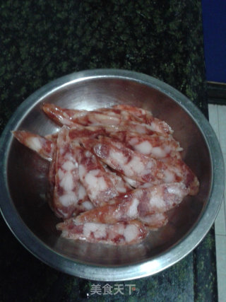 腊味煲仔饭的做法步骤：2