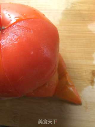 窝蛋免治牛肉饭（茄汁版）--附番茄去皮法的做法步骤：4