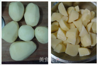 土豆烧排骨的做法步骤：2