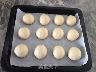 酒酿肉松小餐包的做法步骤：9