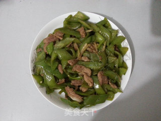 尖椒炒肉片的做法步骤：6
