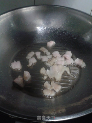 猪油炒花菜的做法步骤：3