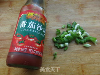 番茄菜花的做法步骤：3