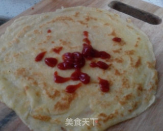家庭鸡蛋煎饼的做法步骤：13