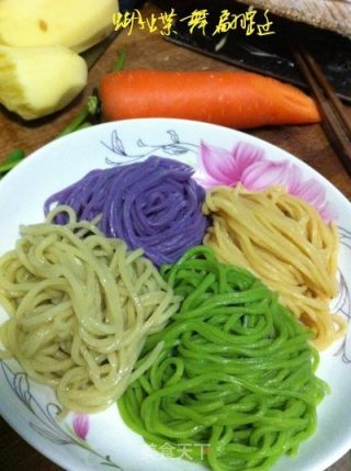 彩色面条，把美艳进行到底的做法步骤：10