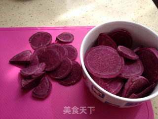 紫薯糯米多彩丸子甜品