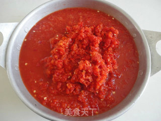 牛肉辣椒酱的做法步骤：2