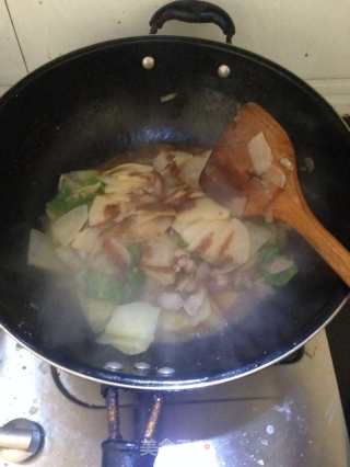 地瓜炒肉的做法步骤：3