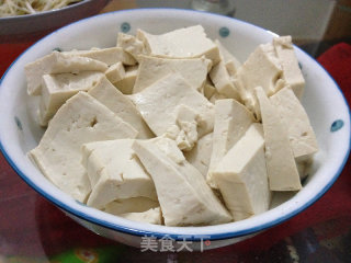 肉沫葱花红烧豆腐 简易家常菜的做法步骤：1