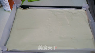 香橙戚风奶油蛋糕卷的做法步骤：13
