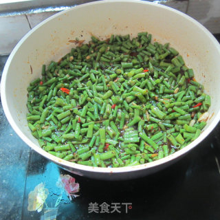 香焖鲜豆角丁的做法步骤：6
