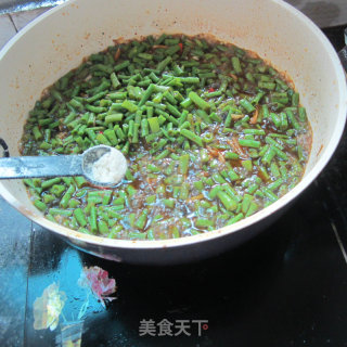 香焖鲜豆角丁的做法步骤：10