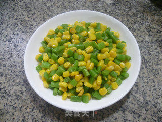 梅豆炒玉米粒的做法步骤：8