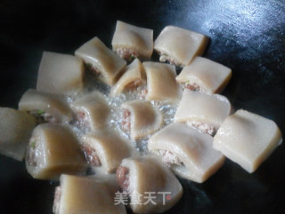 魔芋豆腐酿猪肉（下饭菜）的做法步骤：11