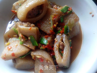 魔芋豆腐酿猪肉（下饭菜）的做法步骤：16