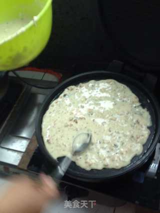 麦香果仁鸡蛋薄饼的做法步骤：4