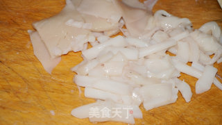 无油彩椒鱿鱼卷的做法步骤：5