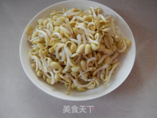 豉香豆芽的做法步骤：2