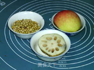 莲藕苹果豆浆的做法步骤：1