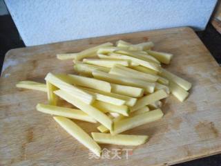DIY薯条的做法步骤：2
