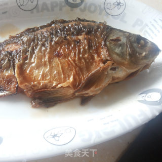 葱烤鲫鱼的做法步骤：8