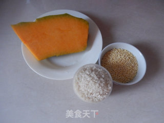 南瓜小米粥的做法步骤：1