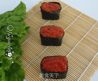 鱼子酱军舰寿司的做法步骤：9