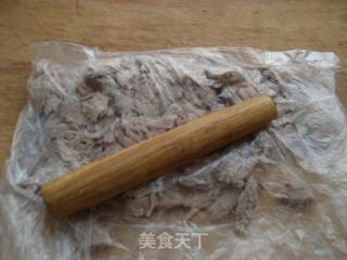 自制猪肉松的做法步骤：6