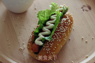 热狗面包的做法步骤：10