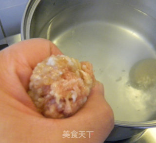 萝卜丝汆丸子的做法步骤：5