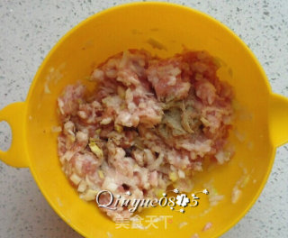 清蒸白萝卜肉卷的做法步骤：1