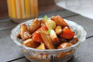 下饭好滋味——杏鲍菇烧胡萝卜的做法步骤：12