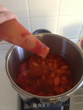 番茄牛腩面的做法步骤：7