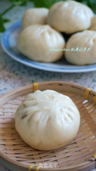 梅干菜猪肉大包的做法步骤：10