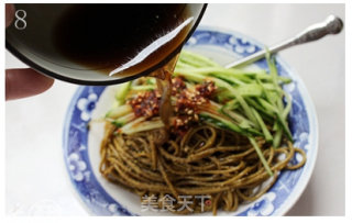 凉拌荞面饸饹的做法步骤：8