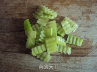 清炒莴笋的做法步骤：3