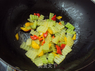 清炒莴笋的做法步骤：12