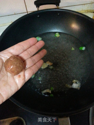 冬瓜虾仁肉丸汤的做法步骤：6